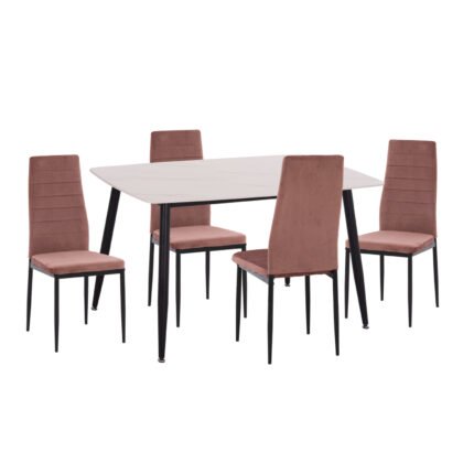 Αγόρασε ΣΕΤ ΤΡΑΠΕΖΑΡΙΑΣ 5ΤΜΧ RAVEN HM21264.01 ΚΕΡΑΜΙΚΟ TOP ΛΕΥΚΟ ΜΑΡΜΑΡΟ--ΒΕΛΟΥΔΟ ΣΑΠΙΟ ΜΗΛΟ σε μοναδική τιμή στο clickforshop.gr