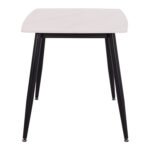 ΣΕΤ ΤΡΑΠΕΖΑΡΙΑΣ 5ΤΜΧ RAVEN HM21266.01 ΚΕΡΑΜΙΚΟ TOP ΛΕΥΚΟ ΜΑΡΜΑΡΟ--ΚΡΕΜ PU - Image 4