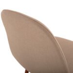 ΣΕΤ ΤΡΑΠΕΖΑΡΙΑΣ 5ΤΜΧ LEOMOR HM21270.01 ΤΡΑΠΕΖΙ & 4 ΚΑΡΕΚΛΕΣ - ΜΠΕΖ ΥΦΑΣΜΑ - Image 6