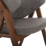 ΣΕΤ ΤΡΑΠΕΖΑΡΙΑΣ 5ΤΜΧ HANA HM21340.02 ΤΡΑΠΕΖΙ ΑΠΟ MDF--ΚΑΡΕΚΛΕΣ ΑΠΟ RUBBERWOOD - Image 5