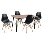 Αγόρασε ΣΕΤ ΤΡΑΠΕΖΑΡΙΑΣ 5ΤΜΧ HM10349.01 ΤΡΑΠΕΖΙ & ΚΑΡΕΚΛΕΣ TWIST 120x70x76