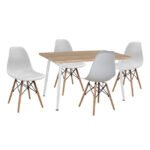 Αγόρασε ΣΕΤ ΤΡΑΠΕΖΑΡΙΑΣ 5ΤΜΧ HM10349.02 ΤΡΑΠΕΖΙ & ΚΑΡΕΚΛΕΣ TWIST 120x70x76