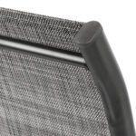 ΣΕΤ ΤΡΑΠΕΖΑΡΙΑΣ 5ΤΜΧ HM5193.01 ΜΕΤΑΛΛΙΚΗ ΜΕ 4 ΚΑΡΕΚΛΕΣ & ΤΡΑΠΕΖΙ 110x60 ΓΚΡΙ - Image 4