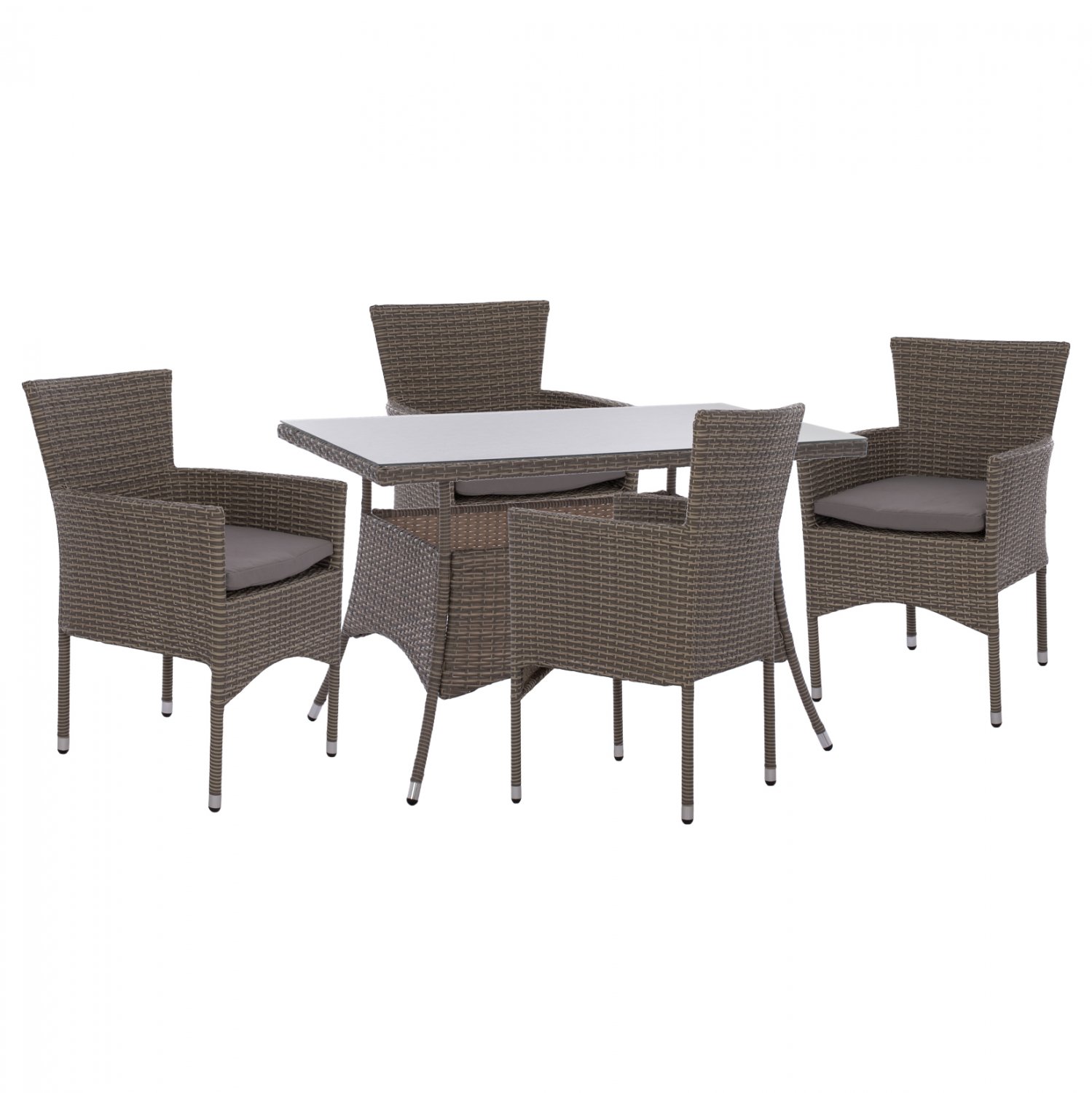 ΣΕΤ ΤΡΑΠΕΖΑΡΙΑΣ 5ΤΜΧ ΤΡΑΠ. 120Χ70 & ΠΟΛΥΘΡΟΝΕΣ WICKER RATTAN ΓΚΡΙ HM11712.31 Αγόρασε ΣΕΤ ΤΡΑΠΕΖΑΡΙΑΣ 5ΤΜΧ ΤΡΑΠ. 120Χ70 & ΠΟΛΥΘΡΟΝΕΣ WICKER RATTAN ΓΚΡΙ HM11712.31 σε μοναδική τιμή στο clickforshop.gr