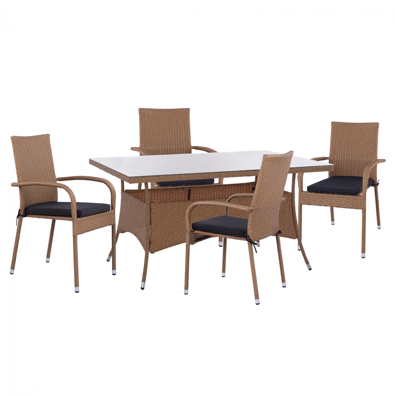 ΣΕΤ ΤΡΑΠΕΖΑΡΙΑΣ 5ΤΜΧ ΤΡΑΠ. 150Χ90 & ΠΟΛΥΘΡΟΝΕΣ WICKER RATTAN ΜΠΕΖ ΚΑΦΕ HM11713.02 Αγόρασε ΣΕΤ ΤΡΑΠΕΖΑΡΙΑΣ 5ΤΜΧ ΤΡΑΠ. 150Χ90 & ΠΟΛΥΘΡΟΝΕΣ WICKER RATTAN ΜΠΕΖ ΚΑΦΕ HM11713.02 σε μοναδική τιμή στο clickforshop.gr