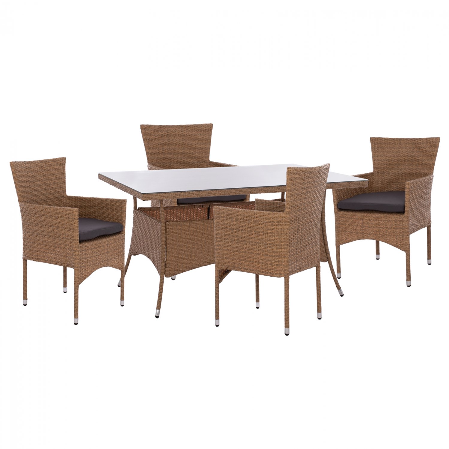 ΣΕΤ ΤΡΑΠΕΖΑΡΙΑΣ 5ΤΜΧ ΤΡΑΠ. 150Χ90 & ΠΟΛΥΘΡΟΝΕΣ WICKER RATTAN ΜΠΕΖ ΚΑΦΕ HM11714.02 Αγόρασε ΣΕΤ ΤΡΑΠΕΖΑΡΙΑΣ 5ΤΜΧ ΤΡΑΠ. 150Χ90 & ΠΟΛΥΘΡΟΝΕΣ WICKER RATTAN ΜΠΕΖ ΚΑΦΕ HM11714.02 σε μοναδική τιμή στο clickforshop.gr