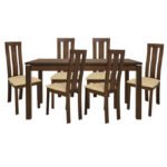 ΣΕΤ ΤΡΑΠΕΖΑΡΙΑΣ 7Τ ΤΡΑΠΕΖΙ ΑΝΟΙΓΟΜΕΝΟ & ΚΑΡΕΚΛΕΣ ΚΑΡΥΔΙ HM10090 - Image 3