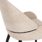 ΣΕΤ ΤΡΑΠΕΖΑΡΙΑΣ 7ΤΜΧ POSE HM21046 ΤΡΑΠΕΖΙ ΜΕ ΚΕΡΑΜΙΚΟ TOP-6 ΚΑΡΕΚΛΕΣ ΕΚΡΟΥ - Image 6