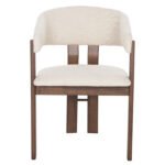 ΣΕΤ ΤΡΑΠΕΖΑΡΙΑΣ 7ΤΜΧ ZARRA HM21338.01 ΤΡΑΠΕΖΙ ΑΠΟ MDF--ΚΑΡΕΚΛΕΣ ΜΕ ΜΠΟΥΚΛΕ ΥΦΑΣΜΑ - Image 4