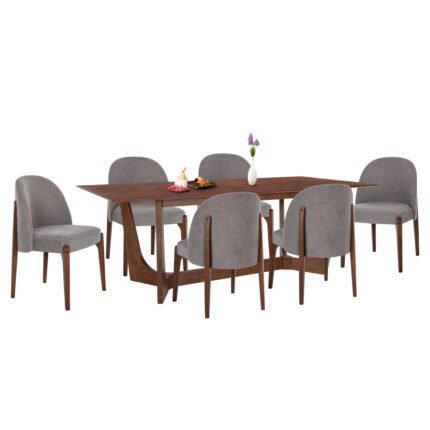 Αγόρασε ΣΕΤ ΤΡΑΠΕΖΑΡΙΑΣ 7ΤΜΧ RIMER HM21339 ΤΡΑΠΕΖΙ ΑΠΟ MDF--ΚΑΡΕΚΛΕΣ ΑΠΟ RUBBERWOOD & ΥΦΑΣΜΑ σε μοναδική τιμή στο clickforshop.gr