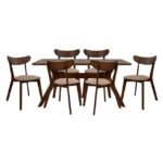 Αγόρασε ΣΕΤ ΤΡΑΠΕΖΑΡΙΑΣ 7ΤΜΧ ΚΑΡΥΔΙ ΤΡΑΠΕΖΙ & ΚΑΡΕΚΛΕΣ ROSELYN HM10068 σε μοναδική τιμή στο clickforshop.gr