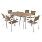 Αγόρασε ΣΕΤ ΤΡΑΠΕΖΑΡΙΑΣ 7ΤΜΧ ΣΕ ΛΕΥΚΟ ΧΡΩΜΑ HM5240.01 σε μοναδική τιμή στο clickforshop.gr