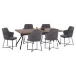 Αγόρασε ΣΕΤ ΤΡΑΠΕΖΑΡΙΑΣ 7ΤΜΧ ΤΡΑΠΕΖΙ MDF ME ΚΑΠΛΑΜΑ ΚΑΡΥΔΙΑΣ & ΚΑΡΕΚΛΕΣ TRIANA ΓΚΡΙ HM10638 σε μοναδική τιμή στο clickforshop.gr