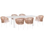 Αγόρασε ΣΕΤ ΤΡΑΠΕΖΑΡΙΑΣ ΕΞ.ΧΩΡΟΥ 7ΤΜΧ KRUM HM21148 ΛΕΥΚΟ ΑΛΟΥΜΙΝΙΟ-P.E.RATTAN σε μοναδική τιμή στο clickforshop.gr