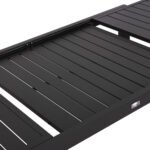 ΣΕΤ ΤΡΑΠΕΖΑΡΙΑΣ ΕΞ.ΧΩΡΟΥ 7ΤΜΧ KRUM HM21150 ΣΚΟΥΡΟ ΓΚΡΙ ΑΛΟΥΜΙΝΙΟ-P.E.TWISTED RATTAN - Image 5
