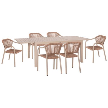 Αγόρασε ΣΕΤ ΤΡΑΠΕΖΑΡΙΑΣ ΕΞ.ΧΩΡΟΥ 7ΤΜΧ KRUM HM21159 ΜΟΚΑ ΑΛΟΥΜΙΝΙΟ--P.E.RATTAN σε μοναδική τιμή στο clickforshop.gr