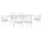 Αγόρασε ΣΕΤ ΤΡΑΠΕΖΑΡΙΑΣ ΕΞ.ΧΩΡΟΥ KRUM HM21147 ΤΡΑΠΕΖΙ ΜΕ 6 ΠΟΛΥΘΡΟΝΕΣ--ΛΕΥΚΟ ΑΛΟΥΜΙΝΙΟ σε μοναδική τιμή στο clickforshop.gr