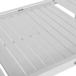 ΣΕΤ ΤΡΑΠΕΖΑΡΙΑΣ ΕΞ.ΧΩΡΟΥ KRUM HM21147 ΤΡΑΠΕΖΙ ΜΕ 6 ΠΟΛΥΘΡΟΝΕΣ--ΛΕΥΚΟ ΑΛΟΥΜΙΝΙΟ - Image 5