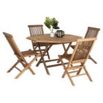 Αγόρασε ΣΕΤ ΤΡΑΠΕΖΑΡΙΑΣ ΕΞΩΤ. ΧΩΡΟΥ ΠΤΥΣΣΟΜΕΝΑ 5ΤΜΧ KENDALL HM11950 ΜΑΣΙΦ ΞΥΛΟ TEAK ΦΥΣΙΚΟ σε μοναδική τιμή στο clickforshop.gr