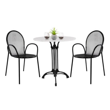 Αγόρασε ΣΕΤ ΤΡΑΠΕΖΑΡΙΑΣ ΕΞΩΤ.ΧΩΡΟΥ 3ΤΜΧ ΣΤΡΟΓΓΥΛΟ ΤΡΑΠΕΖΙ ΜΑΡΜΑΡΟ-ΜΕΤΑΛ.ΠΟΛΥΘΡΟΝΕΣ ΗΜ11881 σε μοναδική τιμή στο clickforshop.gr