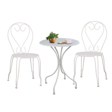 Αγόρασε ΣΕΤ ΤΡΑΠΕΖΑΡΙΑΣ ΕΞΩΤΕΡΙΚΟΥ ΧΩΡΟΥ 3ΤΜΧ HM11875 ΜΕΤΑΛΛΙΚΟ ΛΕΥΚΟ σε μοναδική τιμή στο clickforshop.gr