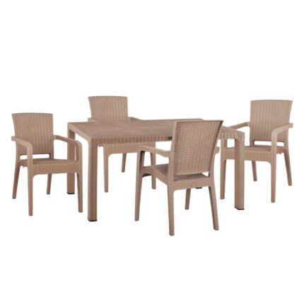 Αγόρασε ΣΕΤ ΤΡΑΠΕΖΑΡΙΑΣ ΕΞΩΤΕΡΙΚΟΥ ΧΩΡΟΥ ΠΟΛΥΠΡΟΠΥΛΕΝΙΟΥ 5 ΤΜΧ HM11762 σε μοναδική τιμή στο clickforshop.gr