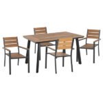 Αγόρασε ΣΕΤ ΤΡΑΠΕΖΑΡΙΑΣ TABER HM21197 ΤΡΑΠΕΖΙ & 4 ΠΟΛΥΘΡΟΝΕΣ-ΑΛΟΥΜΙΝΙΟ & POLYWOOD-ΑΝΘΡΑΚΙ σε μοναδική τιμή στο clickforshop.gr