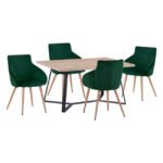 Αγόρασε ΣΕΤ ΤΡΑΠΕΖΑΡΙΑΣ HM11182 5ΤΜΧ ΤΡΑΠΕΖΙ ALDWIN MDF & ΚΑΡΕΚΛΕΣ IVY ΚΥΠΑΡΙΣΣΙ ΒΕΛΟΥΔΟ σε μοναδική τιμή στο clickforshop.gr