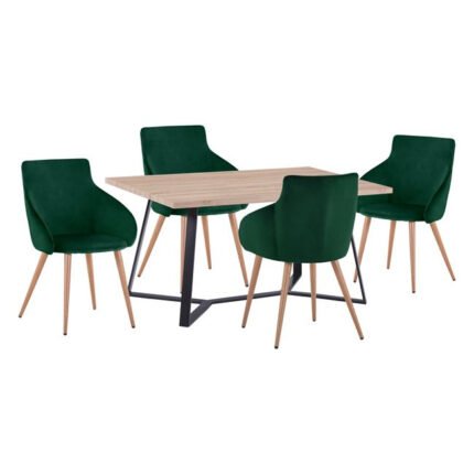 Αγόρασε ΣΕΤ ΤΡΑΠΕΖΑΡΙΑΣ HM11182 5ΤΜΧ ΤΡΑΠΕΖΙ ALDWIN MDF & ΚΑΡΕΚΛΕΣ IVY ΚΥΠΑΡΙΣΣΙ ΒΕΛΟΥΔΟ σε μοναδική τιμή στο clickforshop.gr