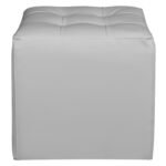 ΣΚΑΜΠΩ 37Χ37Χ35εκ ΜΕ PU ΛΕΥΚΟ PUNK HM264.02 - Image 3