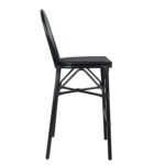 ΣΚΑΜΠΟ ΑΛΟΥΜΙΝΙΟΥ AZARIA HM5060 BAMBOO LOOK ΜΑΥΡΟ ΜΕ TEXTLINE 44x52x115Υεκ. - Image 3