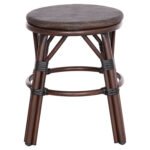 ΣΚΑΜΠΟ ΑΛΟΥΜΙΝΙΟΥ CHINO HM6285.01 BAMBOO LOOK ΚΑΦΕ-TEXTILENE ΚΑΦΕ Φ36x46Υεκ. - Image 3