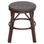 ΣΚΑΜΠΟ ΑΛΟΥΜΙΝΙΟΥ CHINO HM6285.01 BAMBOO LOOK ΚΑΦΕ-TEXTILENE ΚΑΦΕ Φ36x46Υεκ. - Image 4