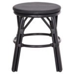 ΣΚΑΜΠΟ ΑΛΟΥΜΙΝΙΟΥ CHINO HM6285.02 BAMBOO LOOK & TEXTILENE ΣΕ ΜΑΥΡΟ Φ36x46Υεκ. - Image 3