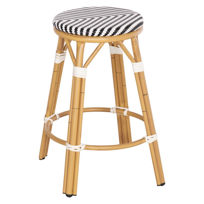 Αγόρασε ΣΚΑΜΠΟ ΑΛΟΥΜΙΝΙΟΥ ΜΕΣ.ΥΨΟΥΣ CHINO HM6286.03 BAMBOO LOOK & TEXTILENE ΜΑΥΡΟ 43x43x65Υεκ σε μοναδική τιμή στο clickforshop.gr