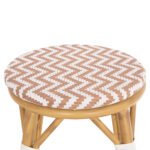 ΣΚΑΜΠΟ ΑΛΟΥΜΙΝΙΟΥ ΜΕΣ.ΥΨΟΥΣ CHINO HM6286.04 BAMBOO LOOK ΦΥΣΙΚΟ & TEXTILENE 43x43x65Υεκ - Image 5
