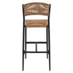 ΣΚΑΜΠΟ BAR ΑΛΟΥΜΙΝΙΟΥ ΑΝΘΡΑΚΙ ΜΕ ΣΧΟΙΝΙ PE ΜΠΕΖ HM5789.02 45,5x56x111 εκ. - Image 6