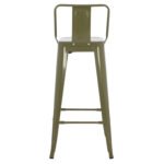 ΣΚΑΜΠΟ BAR ME ΠΛΑΤΗ ΜΕΤΑΛΛΙΚΟ MELITA-PRO HM8643.43 DARK OLIVE GREEN 42x42x100Υεκ. - Image 6