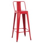 Αγόρασε ΣΚΑΜΠΟ BAR ME ΠΛΑΤΗ ΜΕΤΑΛΛΙΚΟ MELITA-PRO HM8643.44 ΚΟΚΚΙΝΟ 42x42x100Υεκ. σε μοναδική τιμή στο clickforshop.gr