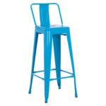 Αγόρασε ΣΚΑΜΠΟ BAR-PRO ME ΠΛΑΤΗ ΜΕΤΑΛΛΙΚΟ MELITA HM8643.48 ΜΠΛΕ 42x42x100Υεκ. σε μοναδική τιμή στο clickforshop.gr