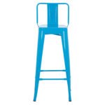 ΣΚΑΜΠΟ BAR-PRO ME ΠΛΑΤΗ ΜΕΤΑΛΛΙΚΟ MELITA HM8643.48 ΜΠΛΕ 42x42x100Υεκ. - Image 3