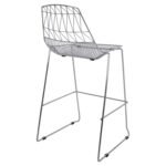 ΣΚΑΜΠΩ BAR ΜΕΤΑΛΛΙΚΟ HM5465.100 LUX ΧΡΩΜΙΟΥ 57x56,5x107 εκ. - Image 5