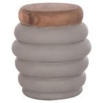 Αγόρασε ΣΚΑΜΠΟ PUFFAT HM18172.03 FIBER CEMENT ΓΚΡΙ- ΞΥΛΟ TEAK TOP Φ45x46Υεκ. σε μοναδική τιμή στο clickforshop.gr