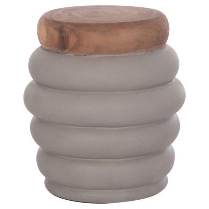 Αγόρασε ΣΚΑΜΠΟ PUFFAT HM18172.03 FIBER CEMENT ΓΚΡΙ- ΞΥΛΟ TEAK TOP Φ45x46Υεκ. σε μοναδική τιμή στο clickforshop.gr