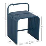 ΣΚΑΜΠΟ ΣΕΙΡΑ INTREPID HM6326.08 ΑΛΟΥΜΙΝΙΟ ΣΕ ΜΠΛΕ ΧΡΩΜΑ 40x38x55Υεκ. - Image 2