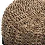 ΣΚΑΜΠΟ BEAM HM7827 ΞΥΛΟ ΤΕΑΚ ΚΑΙ SEAGRASS ΣΕ ΦΥΣΙΚΟ & ΜΑΥΡΟ Φ43x45Yεκ. - Image 6