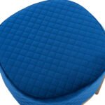 ΣΚΑΜΠΟ SINTA HM8638.08 ΑΠΟ ΜΠΛΕ ΒΕΛΟΥΔΟ ΜΕ ΧΡΥΣΗ ΒΑΣΗ 42x42x38Υ εκ. - Image 4