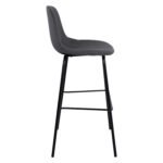 ΣΚΑΜΠΟ VINCENT HM9298.10 ΜΕΣΑΙΟΥ ΥΨΟΥΣ ΓΚΡΙ  ΜΕ ΜΕΤΑΛΛΙΚΑ ΠΟΔΙΑ 47x51x96 εκ. - Image 4