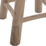 ΣΚΑΜΠΟ KONT HM9337 ΑΠΟ ΜΑΣΙΦ ΞΥΛΟ TΕΑK ΦΥΣΙΚΟ ΧΑΜΗΛΟΥ ΥΨΟΥΣ Φ35Χ45Υεκ. - Image 6