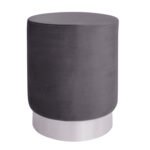 Αγόρασε ΣΚΑΜΠΟ LEVY ΓΚΡΙ ΒΕΛΟΥΔΟ ΜΕ ΑΣΗΜΕΝΙΑ ΒΑΣΗ HM8408.01 Φ35x43Υ εκ. σε μοναδική τιμή στο clickforshop.gr